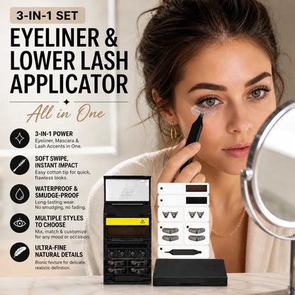 3-in-1 Eye Makeup Stamp Kit – Create Perfect Eyeliner, Lash Looks & Beauty Marks in Seconds